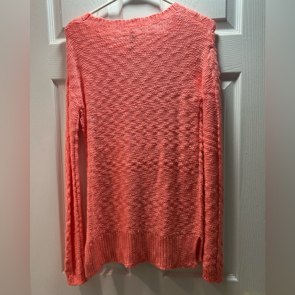 Aeropostale Women's Pink Cable Knit Sweater NWT - Picture 2 of 4
